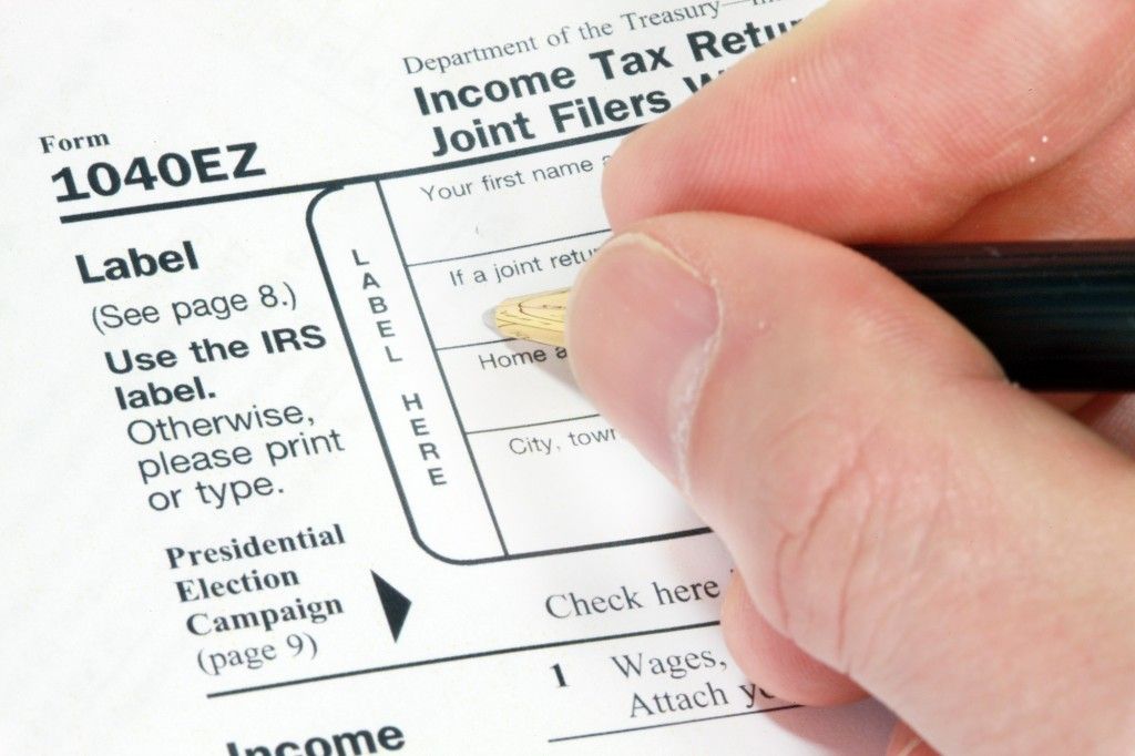 1040EZ Tax Form 1024x682 - What Are the Tax Filing Thresholds for 2016?